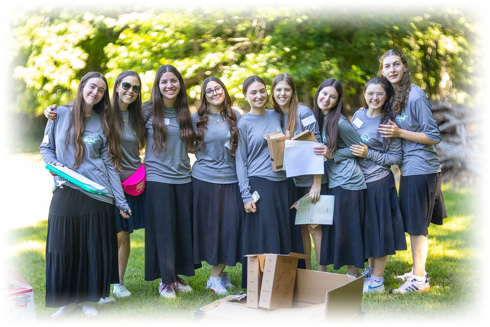 Group of female staff members at Camp Regesh